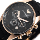 Buy Shop Emporio Armani Sportivo Black Dial Black Steel Strap Watch For Women - AR5906 USA Online