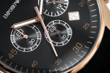 Buy Shop Emporio Armani Sportivo Black Dial Black Steel Strap Watch For Women - AR5906 USA Online