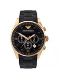 Buy Shop Emporio Armani Sportivo Black Dial Black Steel Strap Watch For Women - AR5906 USA Online