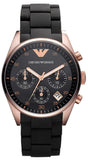 Buy Shop Emporio Armani Sportivo Black Dial Black Steel Strap Watch For Women - AR5906 USA Online