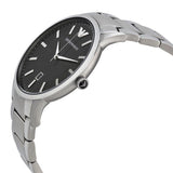 Buy Shop Emporio Armani Sportivo Black Dial Silver Stainless Steel Watch For Men - AR2457 USA Online