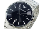 Buy Shop Emporio Armani Sportivo Black Dial Silver Stainless Steel Watch For Men - AR2457 USA Online