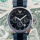 Buy Shop Emporio Armani Sportivo Black Dial Two Tone Ceramic Bracelet Watch For Men - AR5866 USA Online