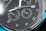 Buy Shop Emporio Armani Sportivo Black Dial Two Tone Ceramic Bracelet Watch For Men - AR5866 USA Online