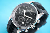 Buy Shop Emporio Armani Sportivo Black Dial Two Tone Ceramic Bracelet Watch For Men - AR5866 USA Online