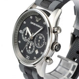 Buy Shop Emporio Armani Sportivo Black Dial Two Tone Ceramic Bracelet Watch For Men - AR5866 USA Online