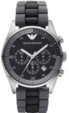 Buy Shop Emporio Armani Sportivo Black Dial Two Tone Ceramic Bracelet Watch For Men - AR5866 USA Online