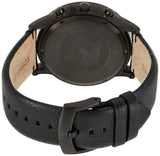 Buy Shop Emporio Armani Sportivo Chronograph Black Dial Black Leather Strap Watch For Men - AR2461 USA Online