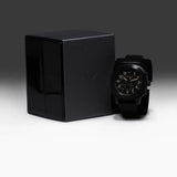 Buy Shop Emporio Armani Sportivo Chronograph Black Dial Black Leather Strap Watch for Men - AR6061 USA Online