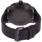 Buy Shop Emporio Armani Sportivo Chronograph Black Dial Black Leather Strap Watch for Men - AR6061 USA Online
