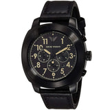Buy Shop Emporio Armani Sportivo Chronograph Black Dial Black Leather Strap Watch for Men - AR6061 USA Online