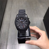 Buy Shop Emporio Armani Sportivo Chronograph Black Dial Black Silicone Strap Watch For Men - AR6092 USA Online