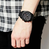 Buy Shop Emporio Armani Sportivo Chronograph Black Dial Black Silicone Strap Watch For Men - AR6092 USA Online