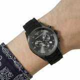 Buy Shop Emporio Armani Sportivo Chronograph Black Dial Black Stainless Steel Watch For Men - AR5889 USA Online