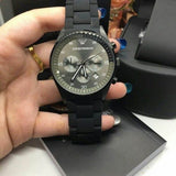 Buy Shop Emporio Armani Sportivo Chronograph Black Dial Black Stainless Steel Watch For Men - AR5889 USA Online