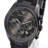 Buy Shop Emporio Armani Sportivo Chronograph Black Dial Black Stainless Steel Watch For Men - AR5889 USA Online