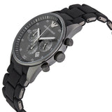 Buy Shop Emporio Armani Sportivo Chronograph Black Dial Black Stainless Steel Watch For Men - AR5889 USA Online