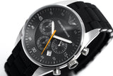 Buy Shop Emporio Armani Sportivo Chronograph Black Dial Black Strap Watch For Men - AR5858 USA Online