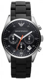 Buy Shop Emporio Armani Sportivo Chronograph Black Dial Black Strap Watch For Men - AR5858 USA Online
