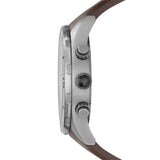 Buy Shop Emporio Armani Sportivo Chronograph Black Dial Brown Silicone Strap Watch for Men - AR9501 USA Online