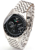 Buy Shop Emporio Armani Sportivo Chronograph Black Dial Silver Steel Strap Watch For Men - AR5984 USA Online