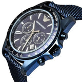Buy Shop Emporio Armani Sportivo Chronograph Blue Dial Blue Nylon Strap Watch for Men - AR6132 USA Online