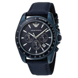 Buy Shop Emporio Armani Sportivo Chronograph Blue Dial Blue Nylon Strap Watch for Men - AR6132 USA Online