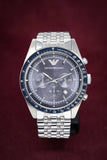 Buy Shop Emporio Armani Sportivo Chronograph Blue Stainless Steel Watch For Men - AR6072 USA Online