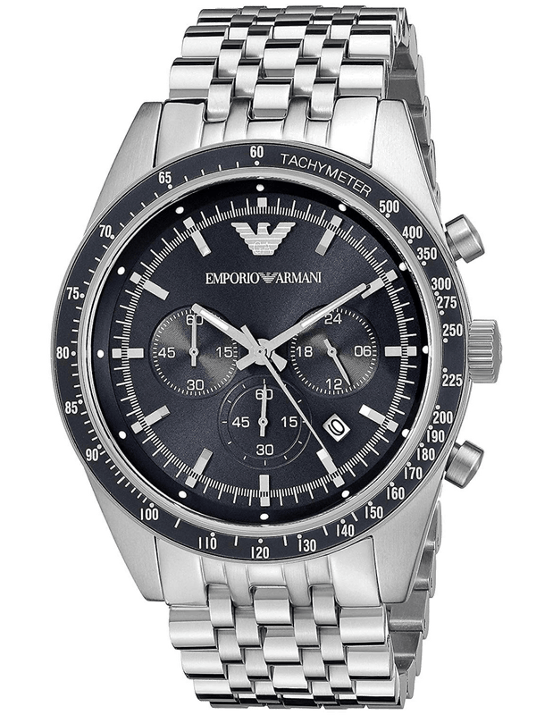 Buy Shop Emporio Armani Sportivo Chronograph Blue Stainless Steel Watch For Men - AR6072 USA Online