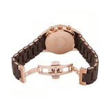Buy Shop Emporio Armani Sportivo Chronograph Brown Dial Brown Silicone Strap Watch For Men - AR5891 USA Online