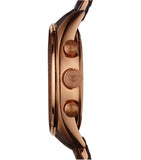 Buy Shop Emporio Armani Sportivo Chronograph Brown Dial Brown Silicone Strap Watch For Men - AR5891 USA Online