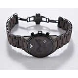 Buy Shop Emporio Armani Sportivo Chronograph Brown Dial Brown Steel Strap Watch For Men - AR5950 USA Online