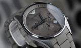 Buy Shop Emporio Armani Sportivo Chronograph Brown Dial Brown Steel Strap Watch For Men - AR5950 USA Online