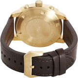 Buy Shop Emporio Armani Sportivo Chronograph Gold Dial Brown Leather Strap Watch for Men - AR6062 USA Online