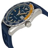 Buy Shop Emporio Armani Sportivo Chronograph Quartz Blue Dial Blue Rubber Strap Watch For Men - AR6045 USA Online