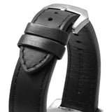 Buy Shop Emporio Armani Sportivo Chronograph Silver Dial Black Leather Strap Watch For Men - AR6054 USA Online