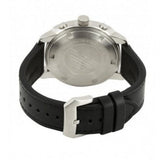 Buy Shop Emporio Armani Sportivo Chronograph Silver Dial Black Leather Strap Watch For Men - AR6054 USA Online