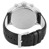 Buy Shop Emporio Armani Sportivo Chronograph Silver Dial Black Leather Strap Watch For Men - AR6054 USA Online