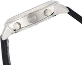 Buy Shop Emporio Armani Sportivo Chronograph Silver Dial Black Leather Strap Watch For Men - AR6054 USA Online