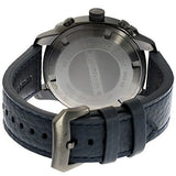 Buy Shop Emporio Armani Sportivo Chronograph Silver Dial Blue Leather Strap Watch for Men - AR6086 USA Online