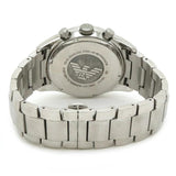 Buy Shop Emporio Armani Sportivo Chronograph Silver Dial Silver Steel Strap Watch For Men - AR5963 USA Online