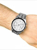 Buy Shop Emporio Armani Sportivo Chronograph Silver Dial Silver Steel Strap Watch For Men - AR6073 USA Online