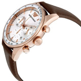 Buy Shop Emporio Armani Sportivo Chronograph White Dial Brown Leather Strap Watch For Men - AR5996 USA Online