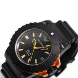 Buy Shop Emporio Armani Sportivo Quartz Black Dial Black Silicone Strap Watch For Men - AR5969 USA Online