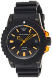 Buy Shop Emporio Armani Sportivo Quartz Black Dial Black Silicone Strap Watch For Men - AR5969 USA Online