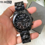 Buy Shop Emporio Armani Sportivo Quartz Black Dial Black Steel Strap Watch For Men - AR11027 USA Online
