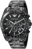Buy Shop Emporio Armani Sportivo Quartz Black Dial Black Steel Strap Watch For Men - AR11027 USA Online