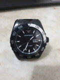 Buy Shop Emporio Armani Sportivo Quartz Black Dial Black Steel Strap Watch For Men - AR6049 USA Online