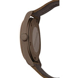 Buy Shop Emporio Armani Sportivo Quartz Silver Dial Brown Leather Strap Watch For Men - AR6079 USA Online