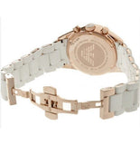 Buy Shop Emporio Armani Sportivo Silver Dial White Silicone Strap Watch For Women - AR5920 USA Online